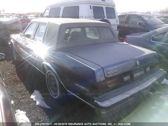 1C3BF66P9FX634118 - 1985 CHRYSLER FIFTH AVENUE  GRAY photo 3