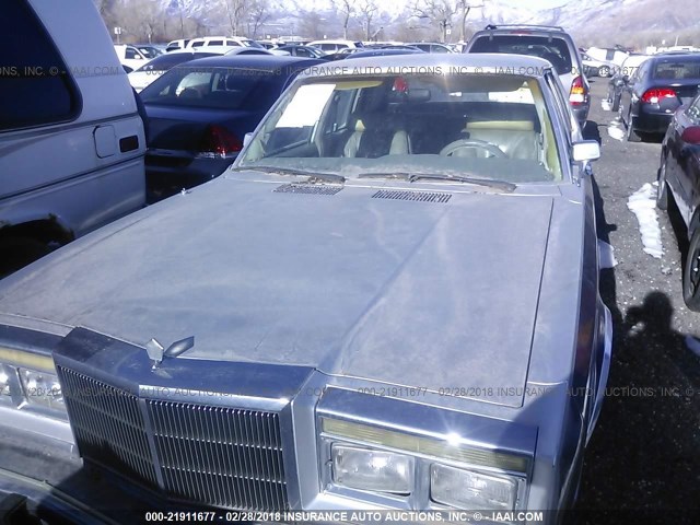 1C3BF66P9FX634118 - 1985 CHRYSLER FIFTH AVENUE  GRAY photo 6