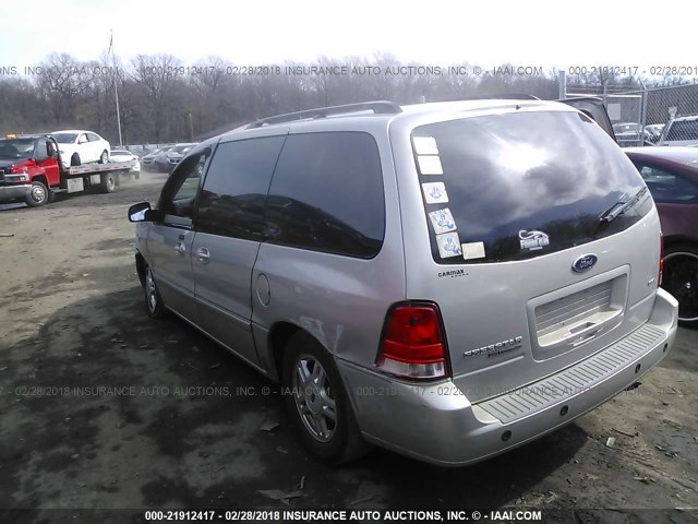 2FMZA52214BA64239 - 2004 FORD FREESTAR SEL SILVER photo 3