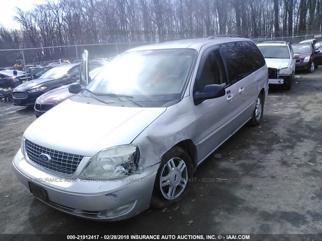 2FMZA52214BA64239 - 2004 FORD FREESTAR SEL SILVER photo 6