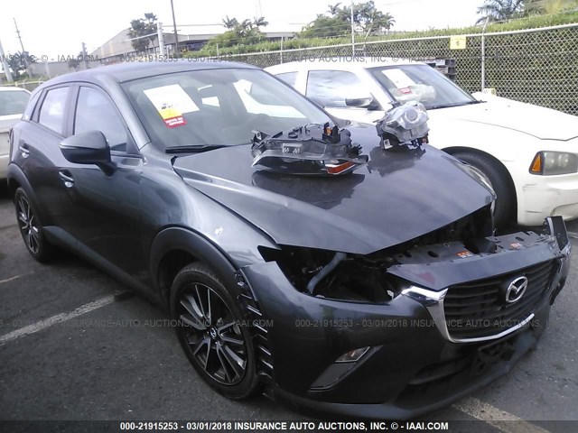 JM1DKFC73H0175720 - 2017 MAZDA CX-3 TOURING GRAY photo 1