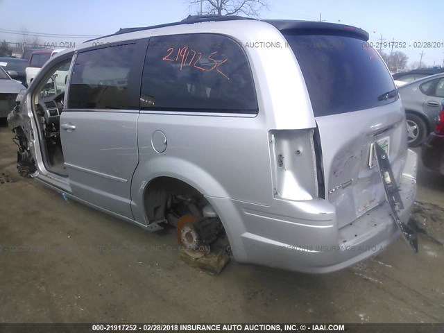 2A8HR54P48R610023 - 2008 CHRYSLER TOWN & COUNTRY TOURING SILVER photo 3