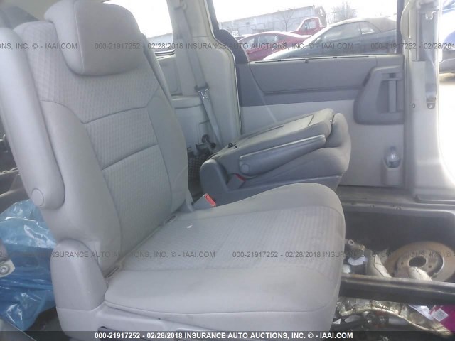 2A8HR54P48R610023 - 2008 CHRYSLER TOWN & COUNTRY TOURING SILVER photo 8