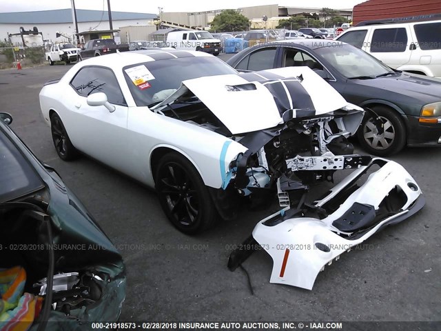 2C3CDZAG7GH137495 - 2016 DODGE CHALLENGER SXT WHITE photo 1