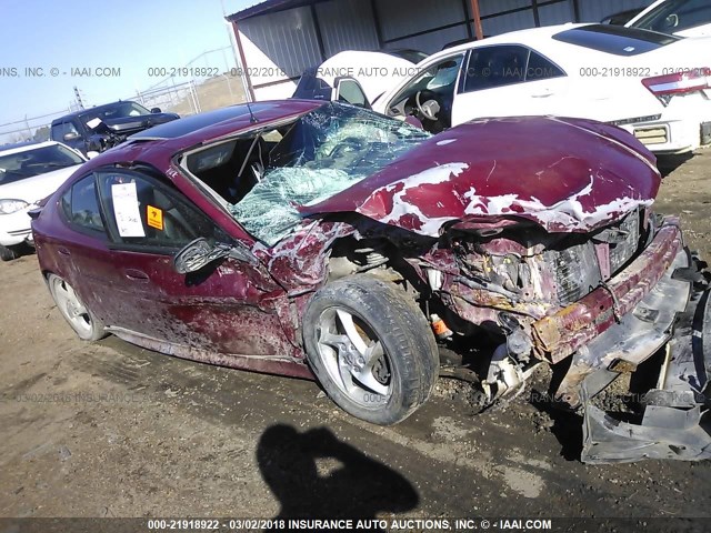 2G2WR524341133525 - 2004 PONTIAC GRAND PRIX GTP წითელი ფოტო 1