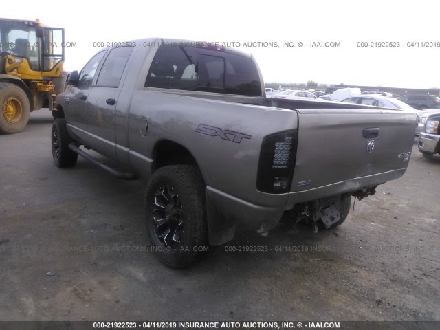 3D7KS29A08G109193 - 2008 DODGE RAM 2500 TAN photo 3