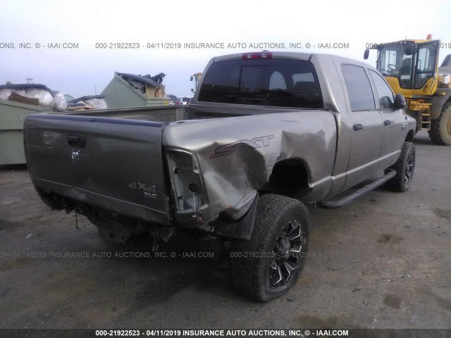 3D7KS29A08G109193 - 2008 DODGE RAM 2500 TAN photo 4