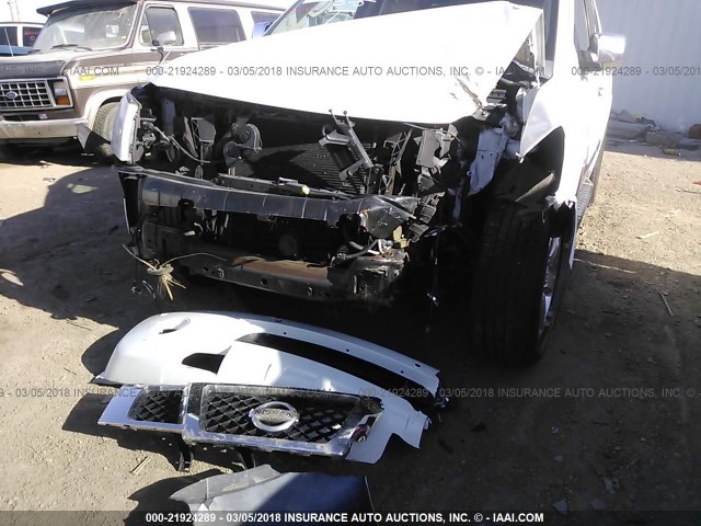 5N1AA0NE6CN603947 - 2012 NISSAN ARMADA SV/SL/PLATINUM WHITE photo 6