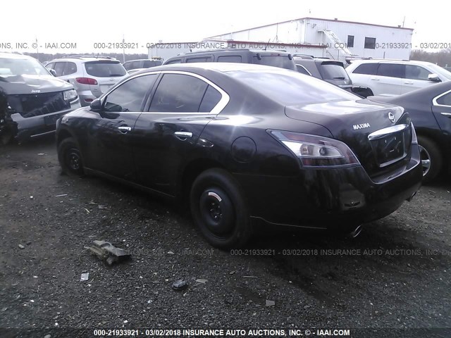 1N4AA5AP0EC445411 - 2014 NISSAN MAXIMA S/SV PURPLE photo 3