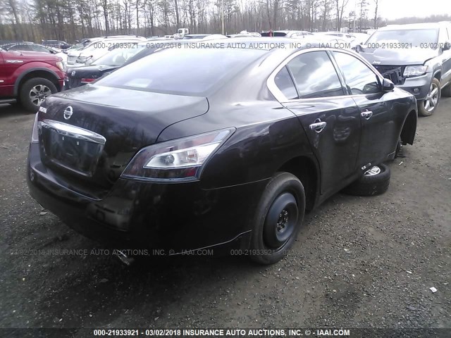 1N4AA5AP0EC445411 - 2014 NISSAN MAXIMA S/SV PURPLE photo 4