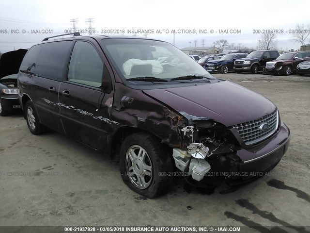 2FMZA522X7BA07008 - 2007 FORD FREESTAR SEL MAROON photo 1