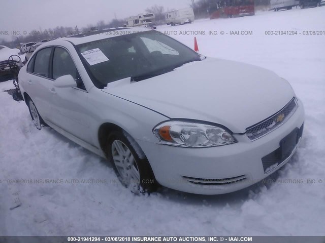 2G1WB5E35E1163610 - 2014 CHEVROLET IMPALA LIMITED LT WHITE photo 1