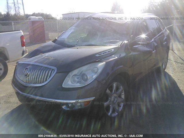 5GAEV23D39J157998 - 2009 BUICK ENCLAVE CXL BROWN photo 2