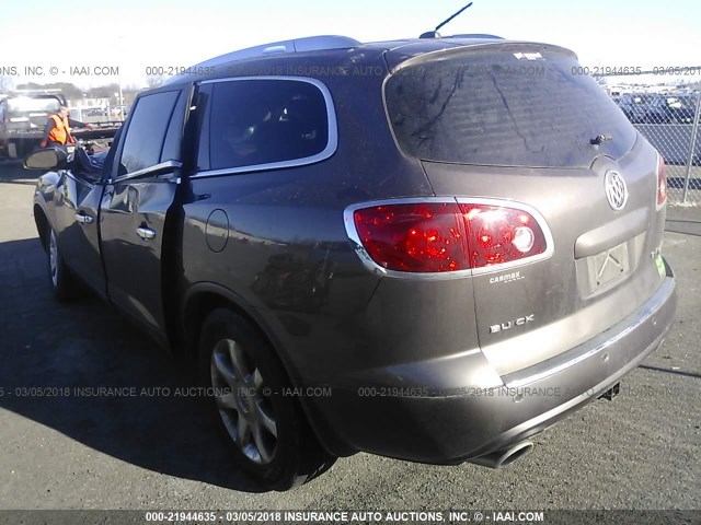 5GAEV23D39J157998 - 2009 BUICK ENCLAVE CXL BROWN photo 3