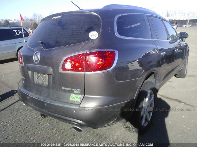 5GAEV23D39J157998 - 2009 BUICK ENCLAVE CXL BROWN photo 4