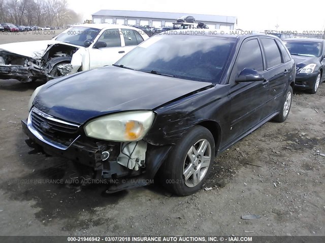 1G1ZT68N17F108693 - 2007 CHEVROLET MALIBU MAXX LT BLACK photo 2