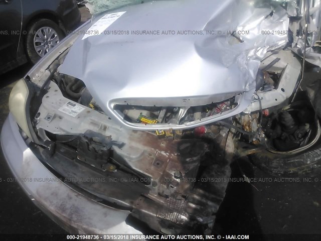 1MEHM55S71G615487 - 2001 MERCURY SABLE LS PREMIUM SILVER photo 10