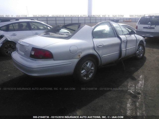 1MEHM55S71G615487 - 2001 MERCURY SABLE LS PREMIUM SILVER photo 4