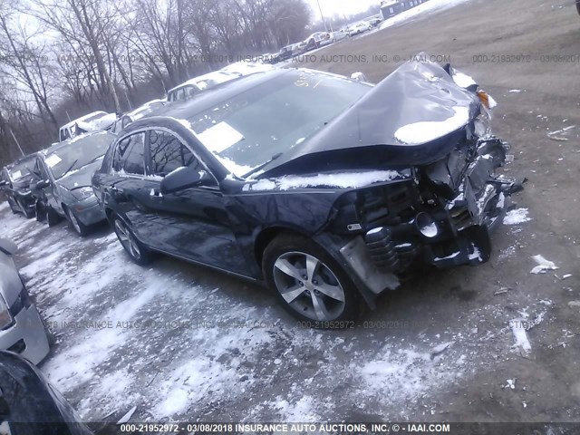 1G1ZC5E13BF129856 - 2011 CHEVROLET MALIBU 1LT BLACK photo 1