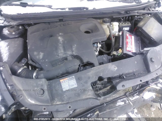 1G1ZC5E13BF129856 - 2011 CHEVROLET MALIBU 1LT BLACK photo 10