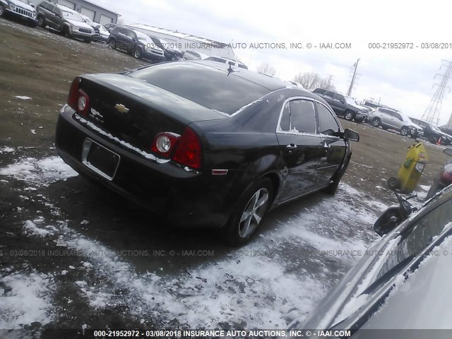 1G1ZC5E13BF129856 - 2011 CHEVROLET MALIBU 1LT BLACK photo 4