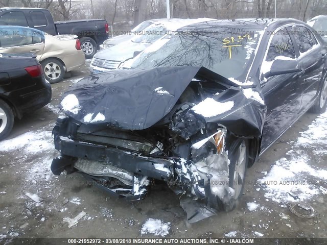 1G1ZC5E13BF129856 - 2011 CHEVROLET MALIBU 1LT BLACK photo 6
