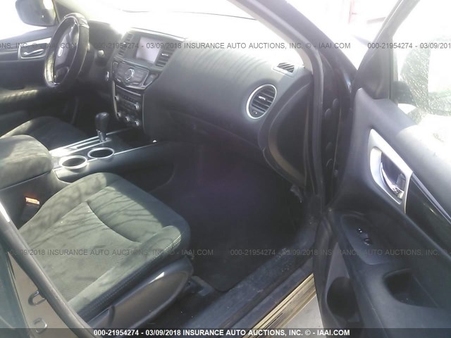 5N1AR2MNXFC630199 - 2015 NISSAN PATHFINDER S/SV/SL/PLATINUM BLACK photo 5