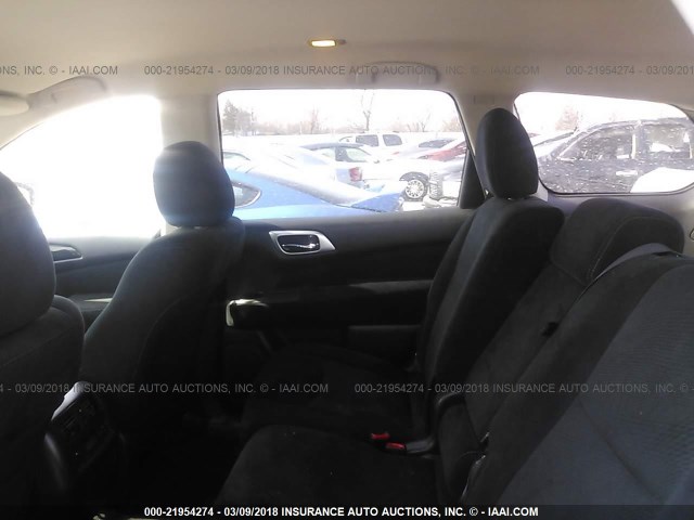 5N1AR2MNXFC630199 - 2015 NISSAN PATHFINDER S/SV/SL/PLATINUM BLACK photo 8