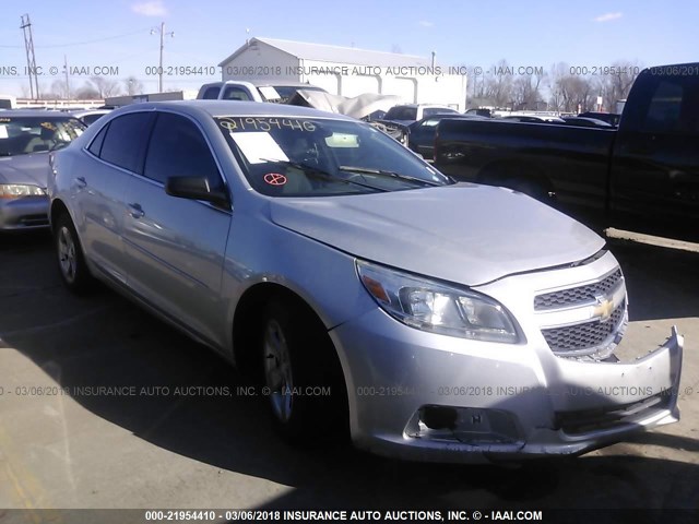 1G11A5SA8DF247007 - 2013 CHEVROLET MALIBU LS SILVER photo 1