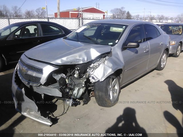 1G11A5SA8DF247007 - 2013 CHEVROLET MALIBU LS SILVER photo 2