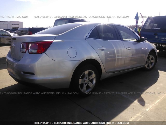 1G11A5SA8DF247007 - 2013 CHEVROLET MALIBU LS SILVER photo 4