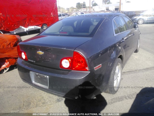 1G1ZC5E1XBF147240 - 2011 CHEVROLET MALIBU 1LT GRAY photo 4