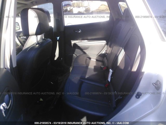 JN8AS5MV6DW104520 - 2013 NISSAN ROGUE S/SV SILVER photo 8