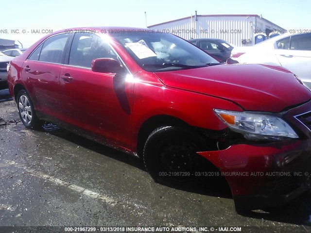 4T1BF3EKXBU648410 - 2011 TOYOTA CAMRY SE/LE/XLE 红色 照片 1
