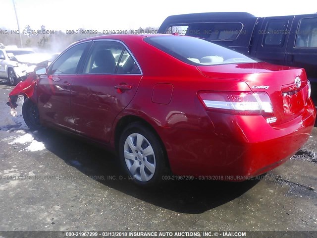 4T1BF3EKXBU648410 - 2011 TOYOTA CAMRY SE/LE/XLE 红色 照片 3