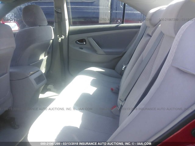 4T1BF3EKXBU648410 - 2011 TOYOTA CAMRY SE/LE/XLE 红色 照片 8