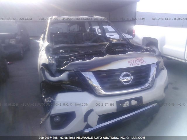 5N1DR2MN5HC609695 - 2017 NISSAN PATHFINDER S/SV/SL/PLATINUM WHITE photo 6