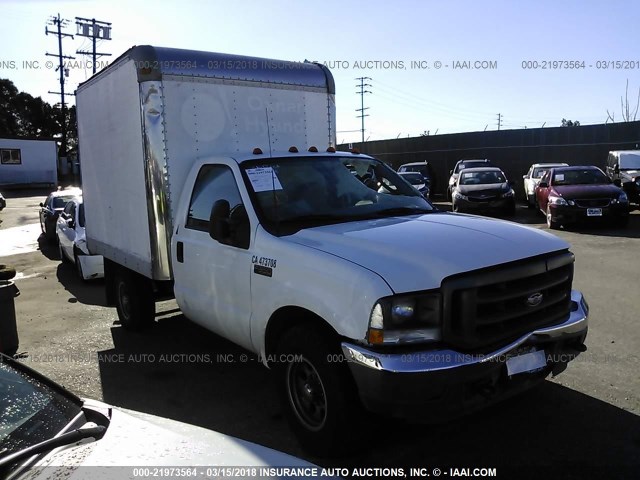 1FDSF34L03EA74633 - 2003 FORD F350 SRW SUPER DUTY WHITE photo 1