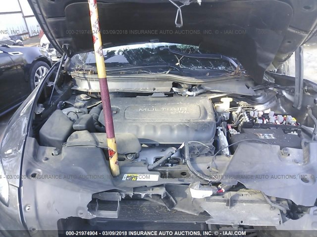 1C4PJLCBXEW157730 - 2014 JEEP CHEROKEE LATITUDE GRAY photo 10