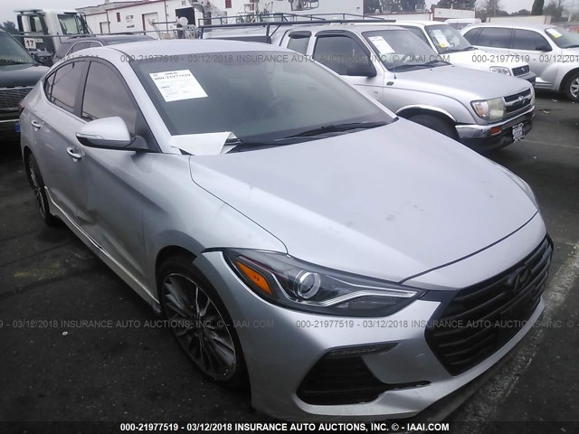 KMHD04LB3HU345108 - 2017 HYUNDAI ELANTRA SPORT SILVER photo 1