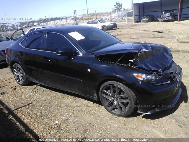 JTHBE1D29F5018681 - 2015 LEXUS IS 350 BLACK photo 1