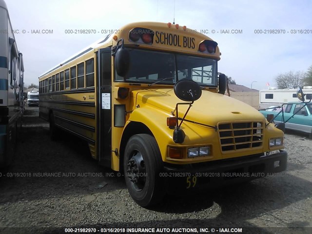 1BAKGC0A84F215136 - 2004 BLUE BIRD SCHOOL BUS / TRANSIT BUS  YELLOW photo 1