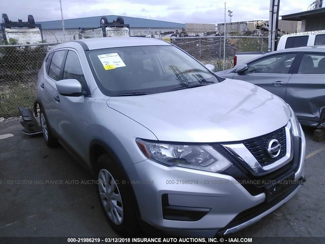 JN8AT2MT4HW150184 - 2017 NISSAN ROGUE S/SL/SV SILVER photo 1