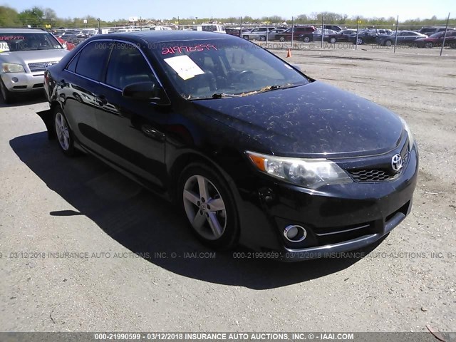 4T1BF1FK7CU053230 - 2012 TOYOTA CAMRY SE/LE/XLE 黑色 照片 1