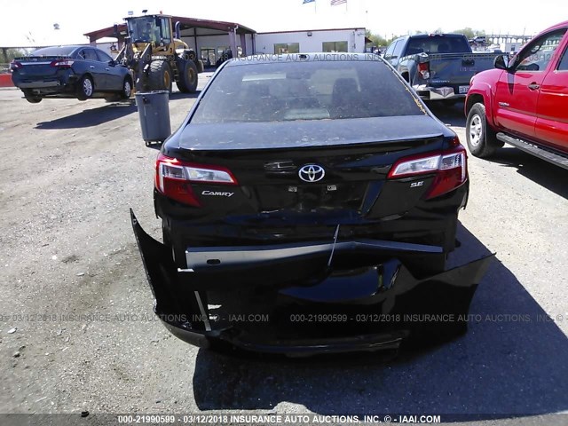 4T1BF1FK7CU053230 - 2012 TOYOTA CAMRY SE/LE/XLE 黑色 照片 6