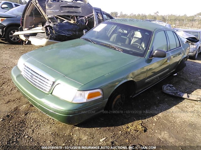 2FAHP71V99X112933 - 2009 FORD CROWN VICTORIA POLICE INTERCEPTOR GREEN photo 2