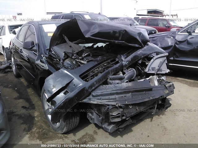 1G1ZB5E14BF256845 - 2011 CHEVROLET MALIBU LS შავი ფოტო 1