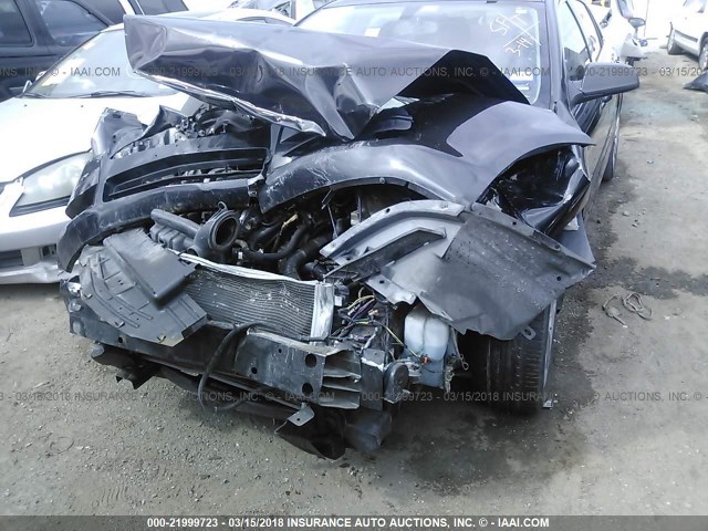 1G1ZB5E14BF256845 - 2011 CHEVROLET MALIBU LS შავი ფოტო 6