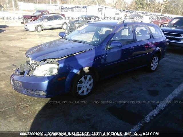 KL5JD86Z75K089077 - 2005 SUZUKI FORENZA S BLUE photo 2