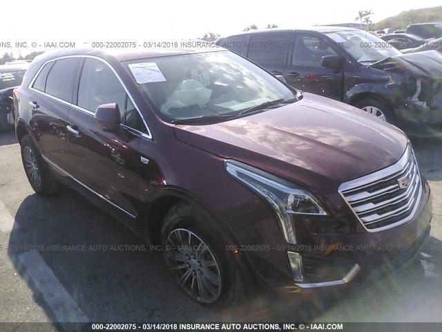 1GYKNBRS3HZ264339 - 2017 CADILLAC XT5 LUXURY RED photo 1